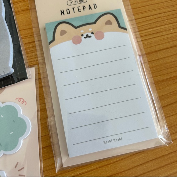 Set of 4 - Japanese Stationary Notepad Set - Picture 3 of 13